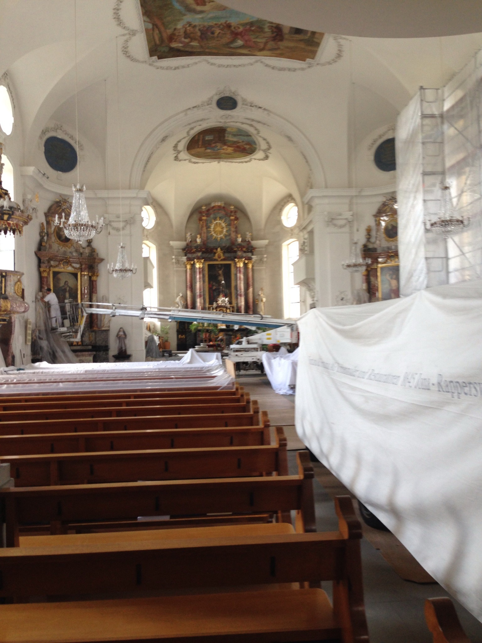 Reinigung Pfarrkirche 24.08.13